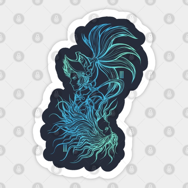 FF3 character art Sticker by mcashe_art